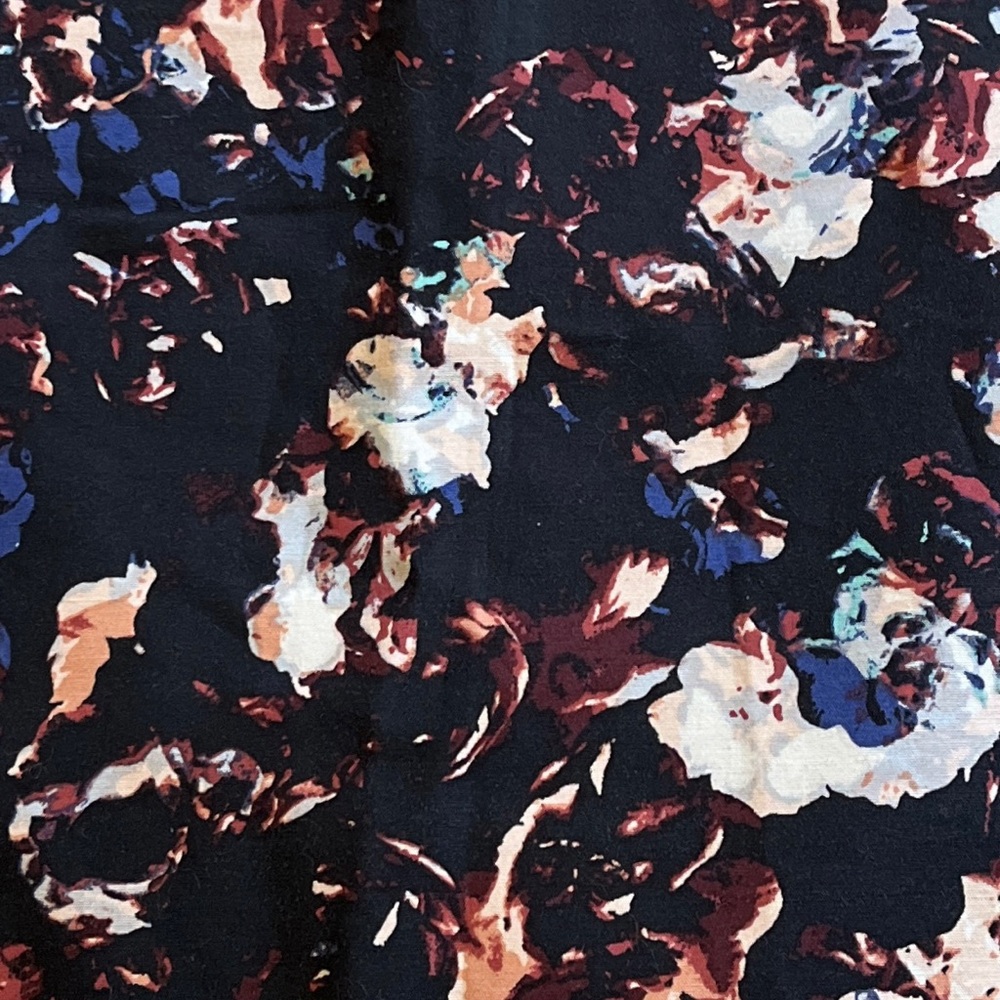RW&CO. multicolour patterned cotton blend mini skirt with black stretch lining - Picture 3 of 10